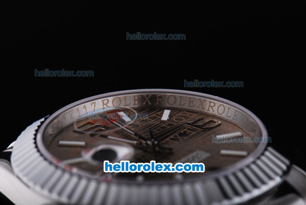 Rolex Datejust Working Chronograph Automatic Movement with Grey Dial - Click Image to Close